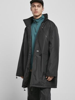 Παλτό Urban Classics Plus Size μαύρο