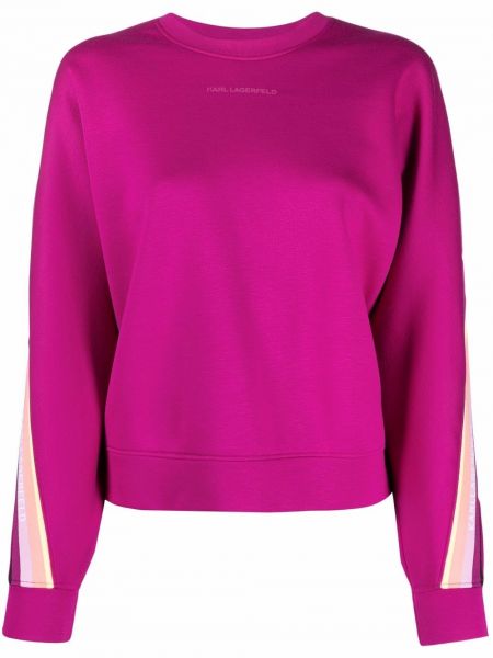 Printti crewneck collegepaita Karl Lagerfeld pinkki