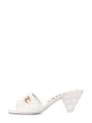 Prošivene sandale Chanel Pre-owned bijela