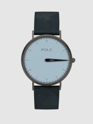 Relojes de cuero Pole Watches azul