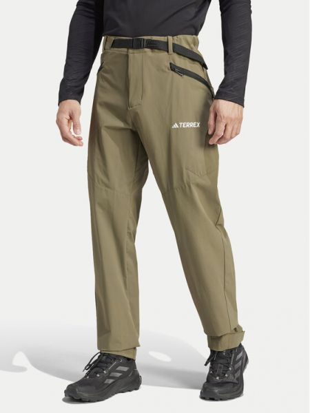 Spodnie outdoor Adidas khaki