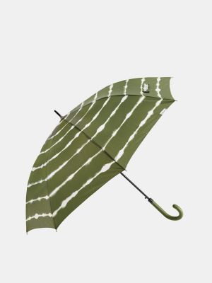 Paraguas a rayas Bisetti verde