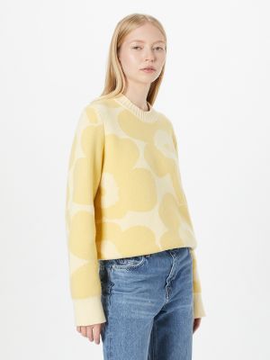 Пуловер Marimekko жълто