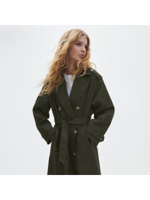 Pamut kabát Reserved - zöld