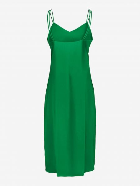 Saténové šaty Only zelená