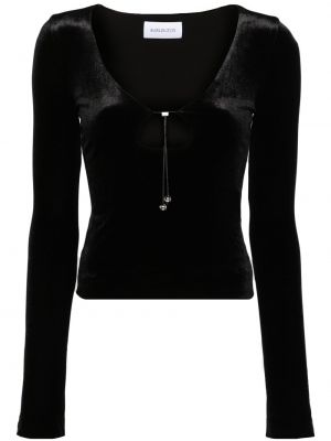Aksamitna bluzka 16arlington czarna