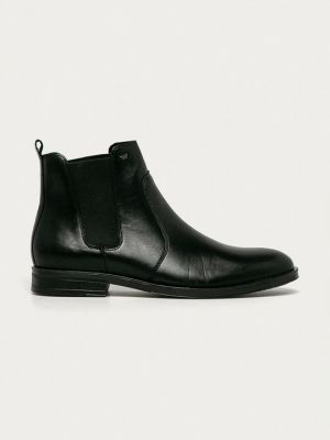 Кожаные ботинки челси Wojas черные