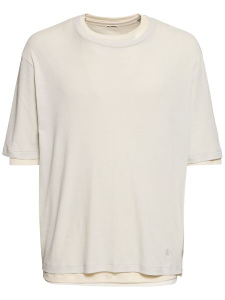 Camiseta de algodón Jil Sander