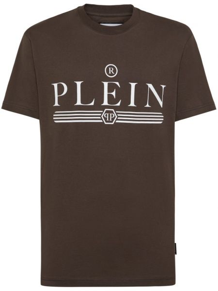 T-shirt Philipp Plein brun