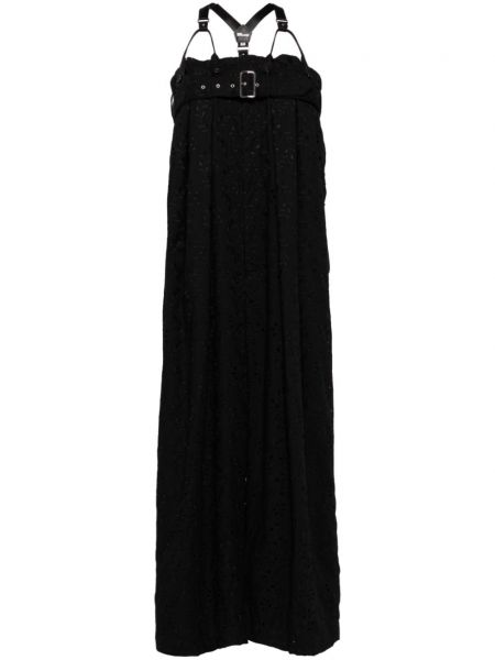 Ολόσωμη φόρμα με λουράκι με αγκράφα Noir Kei Ninomiya μαύρο