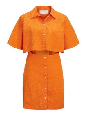 Košilové šaty Jjxx oranžové