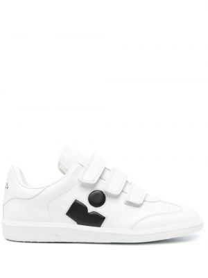 Δερμάτινα sneakers Isabel Marant λευκό
