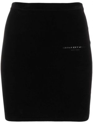 Mini sukně s výšivkou Alexander Wang černé