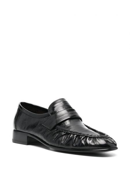 Slip-on nahast loafer-kingad The Row must