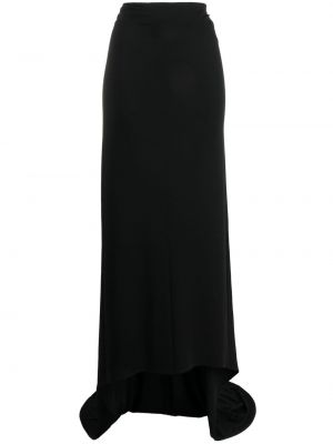 Asimetrična maksi suknja Magda Butrym crna