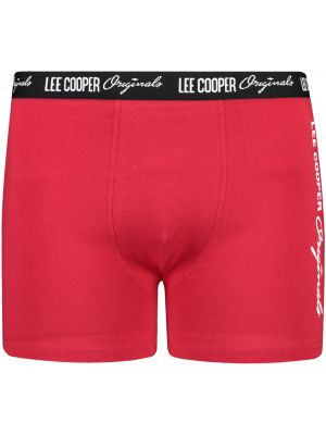 Boxeralsó nyomtatás Lee Cooper piros