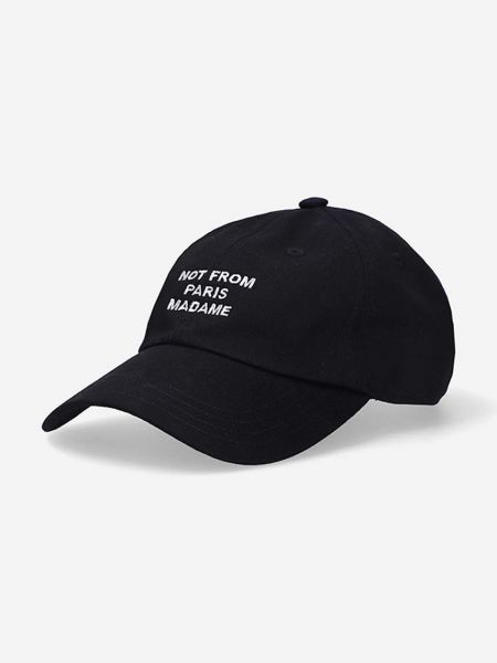 Βαμβακερό καπέλο Drôle De Monsieur μαύρο