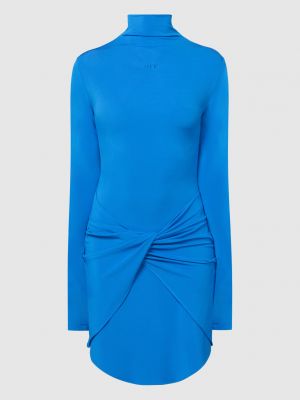 Сукня міні з принтом Off-white синя