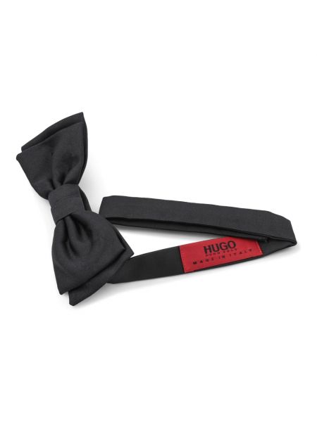 Jedwabny krawat Hugo Boss czarny