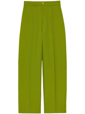 Pantalon taille haute Gucci vert