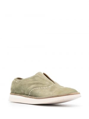 Slip-on seemisnahksed loafer-kingad Premiata roheline