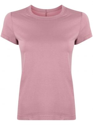 T-shirt aus baumwoll Rick Owens pink