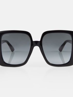Oversized napszemüveg Gucci fekete