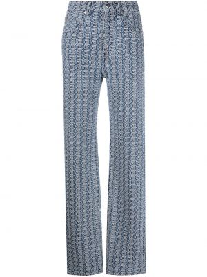 Jacquard straight leg-jeans Alexander Wang blå