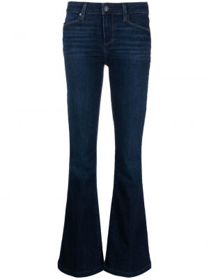 Jeans taille haute large Paige bleu