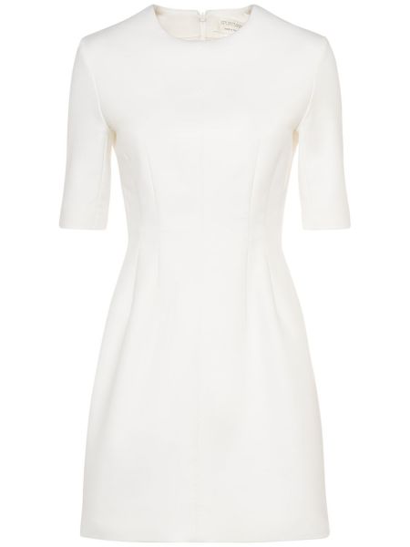 Mini vestido de algodón Sportmax blanco