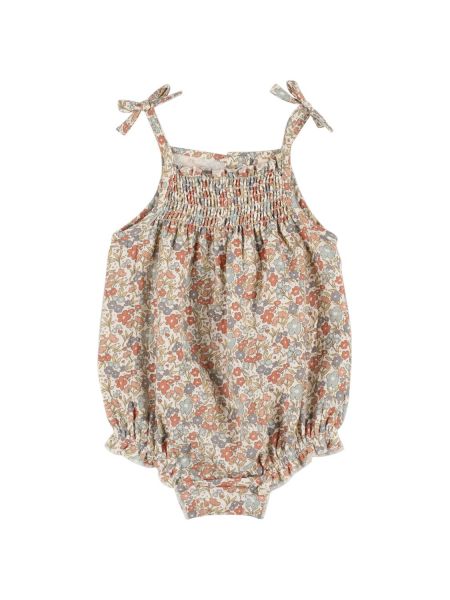 Trykt bomull romper for jenter Quincy Mae