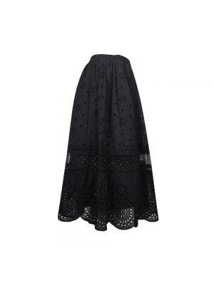 Falda de algodón Marc Jacobs Pre-owned negro