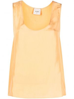 Seiden top Alysi orange