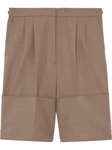 Pantaloncini di lana Burberry grigio