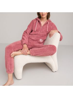Pijama con capucha La Redoute Collections rosa