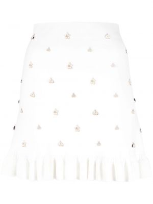 Mini suknja Sandro bijela