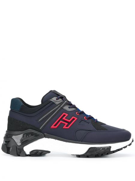 Zapatillas con tacón Hogan azul
