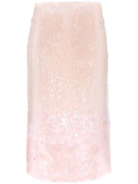 Midi suknja P.a.r.o.s.h. ružičasta