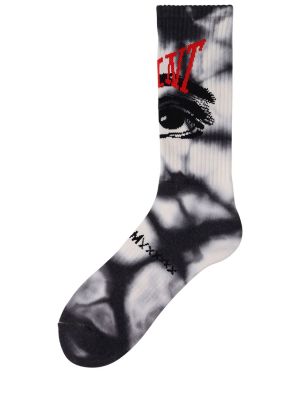 Чорапи с tie-dye ефект Saint Michael черно