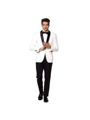 Приталенный костюм Opposuits белый