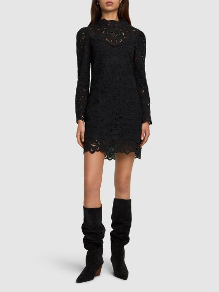 Mini vestido de encaje Isabel Marant negro