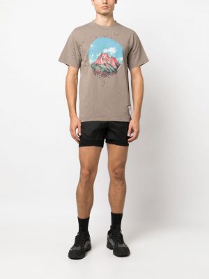 T-shirt aus baumwoll mit print Satisfy
