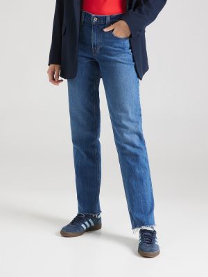 Straight leg jeans Abercrombie & Fitch blu