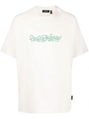 T-shirt ricamato Five Cm bianco