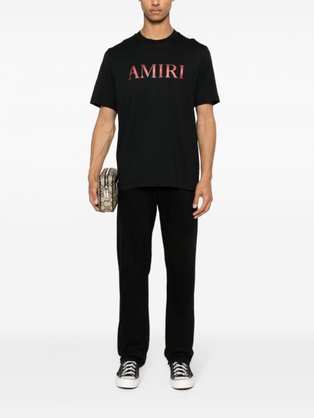 T-shirt en coton à imprimé Amiri