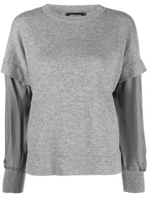 Maglione con perline Fabiana Filippi grigio