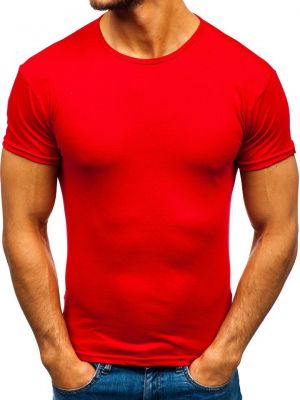 Тениска с принт Kesi червено