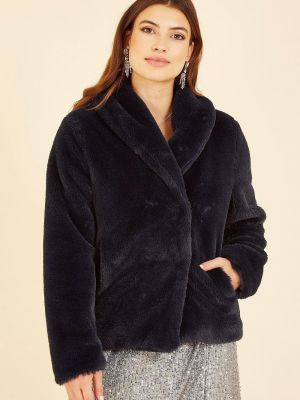 Пальто на запах Yumi черное
