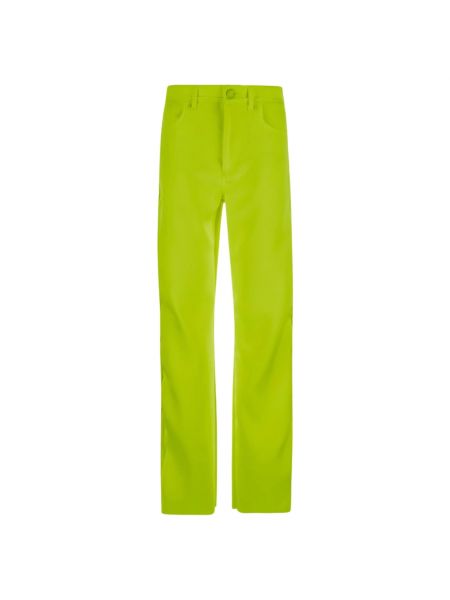 Żółte proste spodnie Sportmax