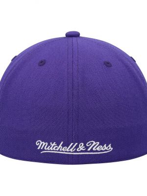 Приталенная шляпа Mitchell & Ness фиолетовая